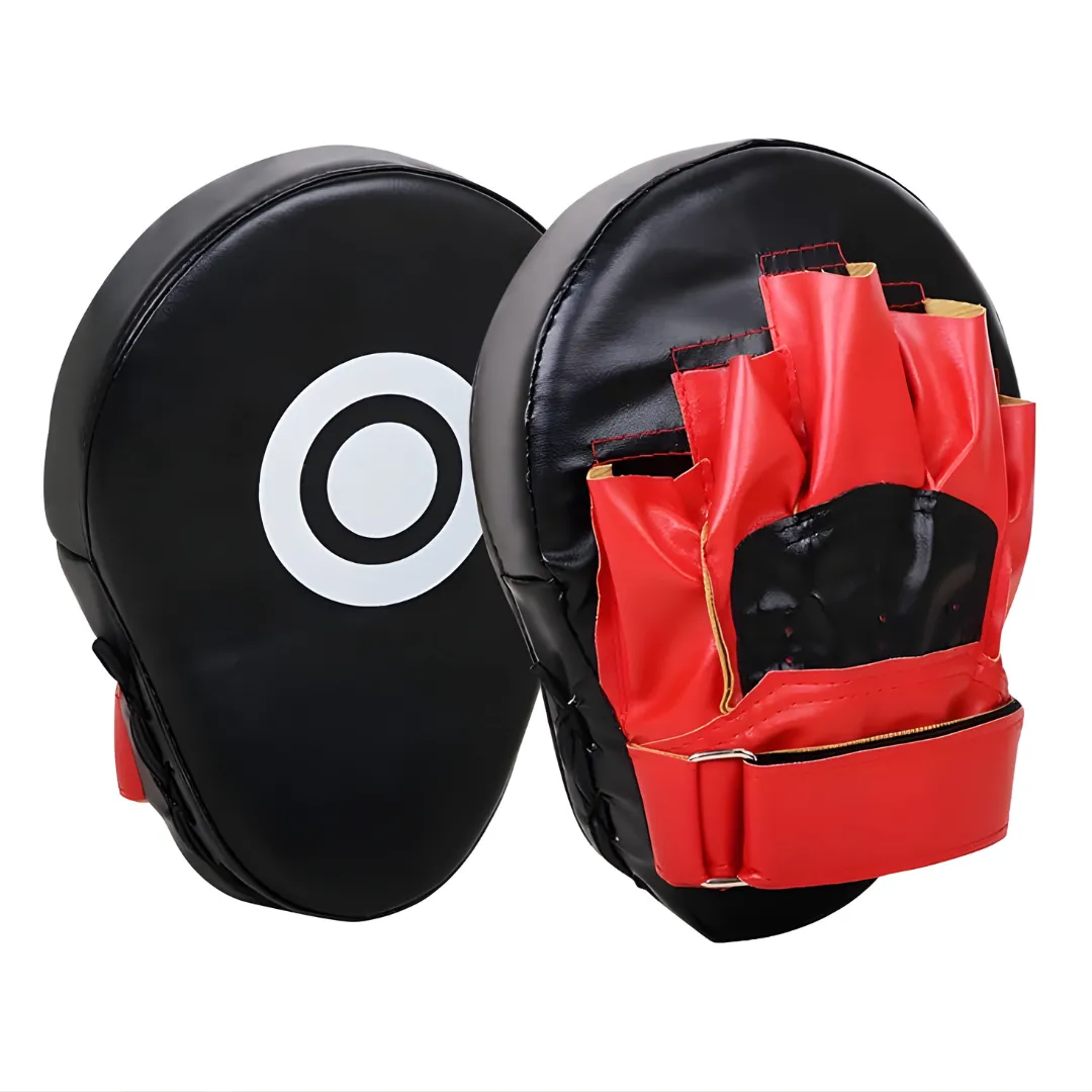 Boxing Training Focus Mitts Hand Pads for Punching Practice 2 Pack - Red