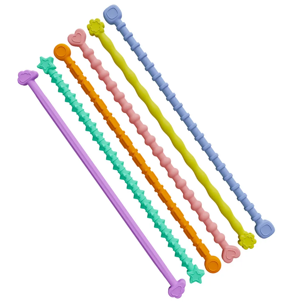 Bestby -6PCS Kids Fidget Toys Sensory Sticks for Stress Relief