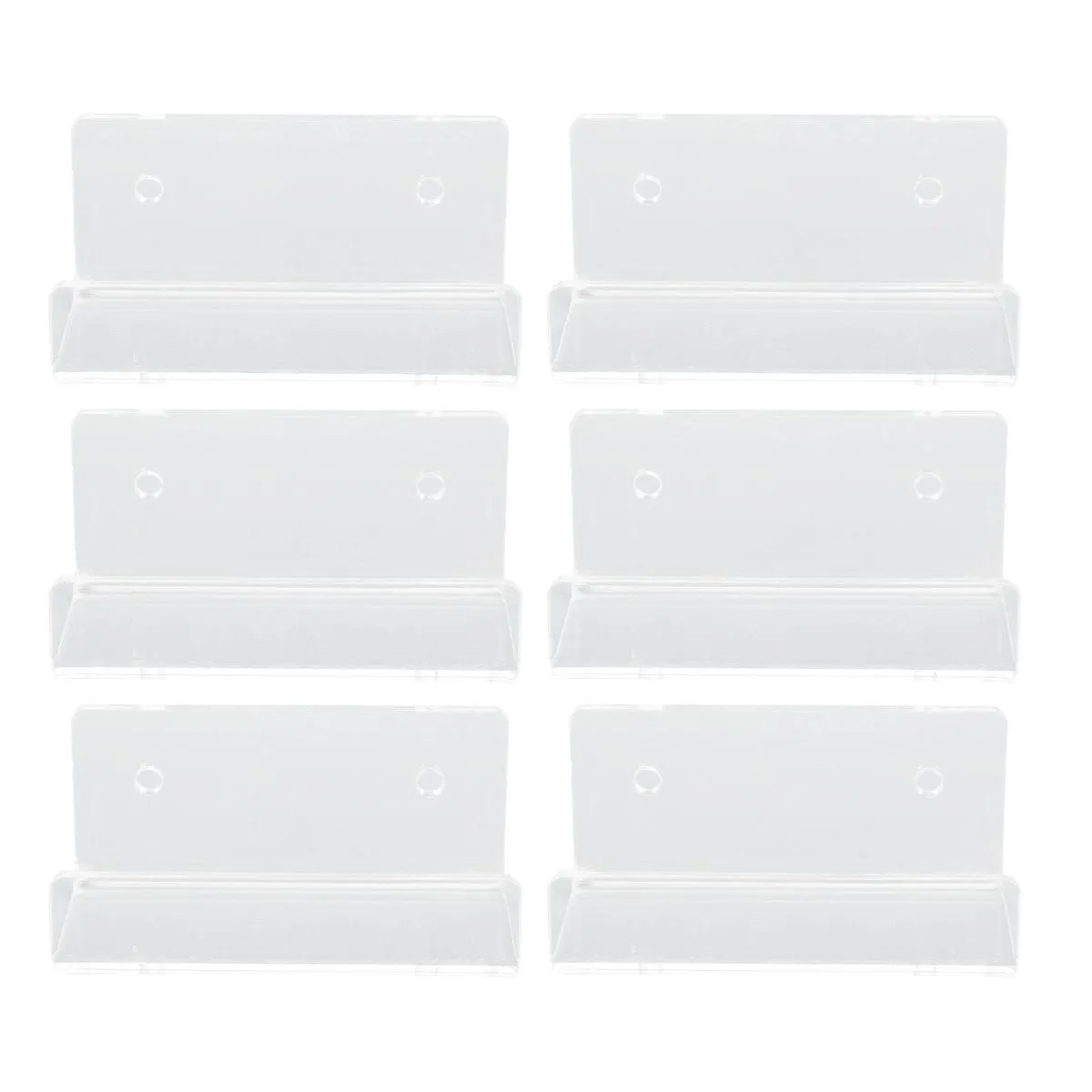 Clear Acrylic Record Shelf Wall Mount for Vinyl CD Storage