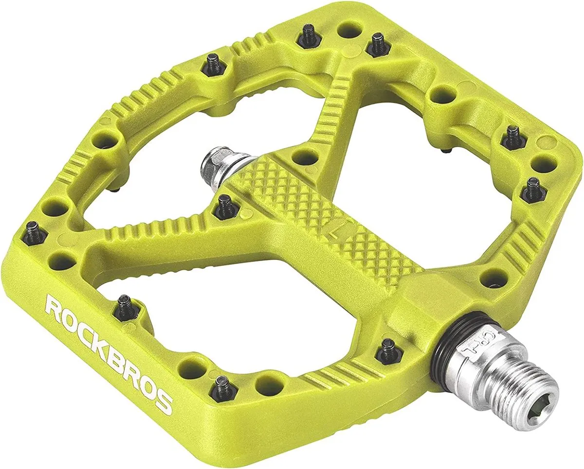 Rockbros - Extra Width Mountain Bike Pedals - Green