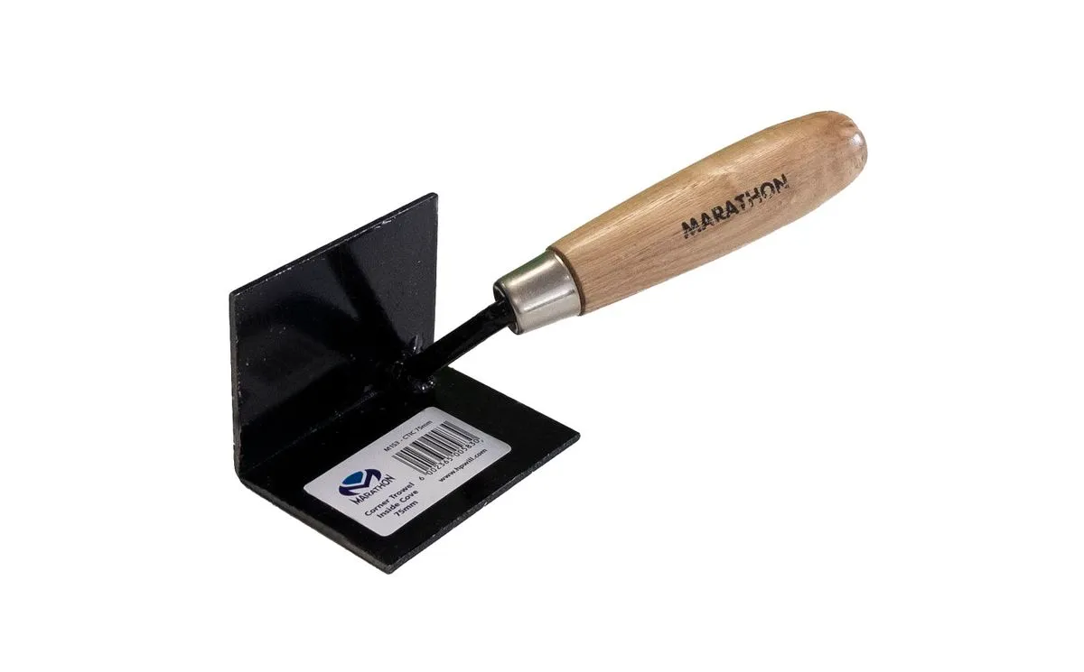Marathon Tools - Corner Trowel (Inside Cove) 75mm