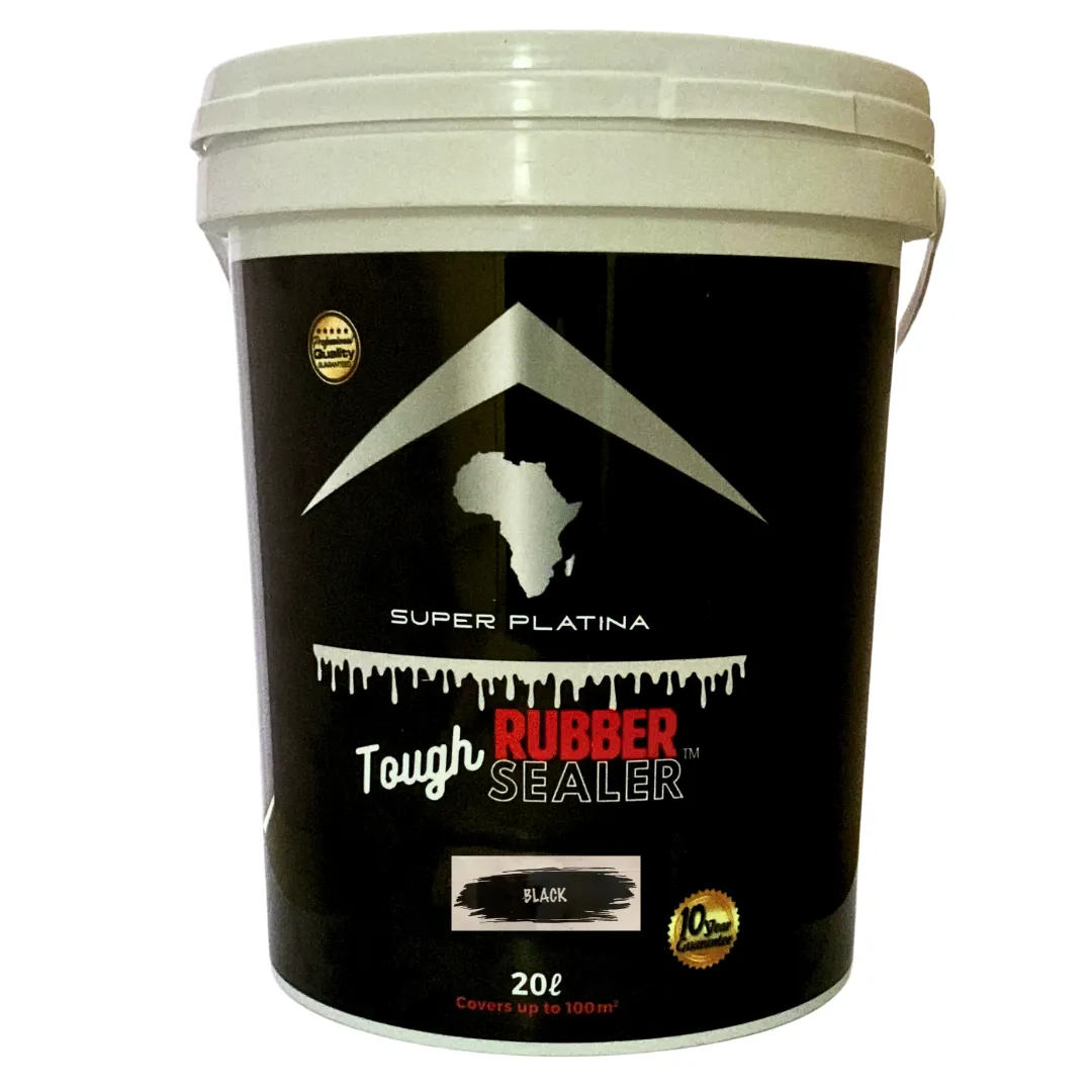 ToughSealer Liquid Rubber - Waterproof Your Roof - Tough Rubber Sealer 20L - Black