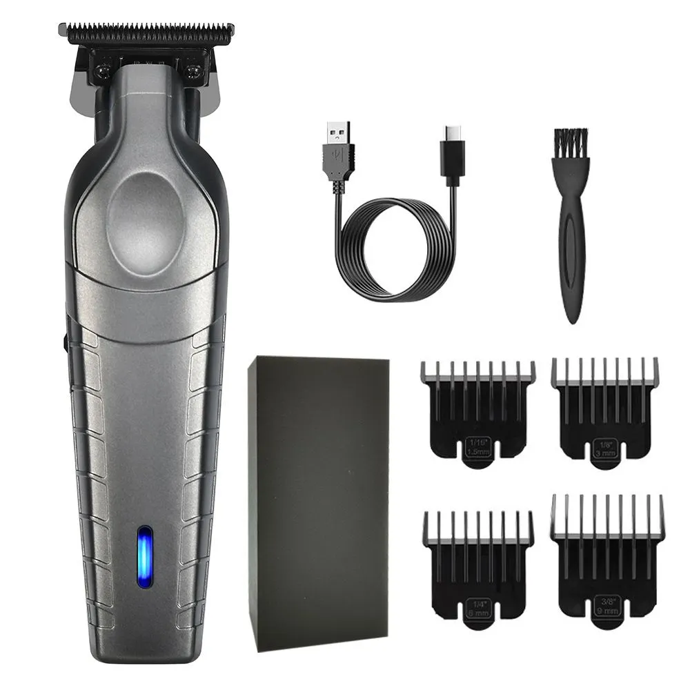 Electric Hair Clipper Cordless Type-C Charge Salon Trimmer