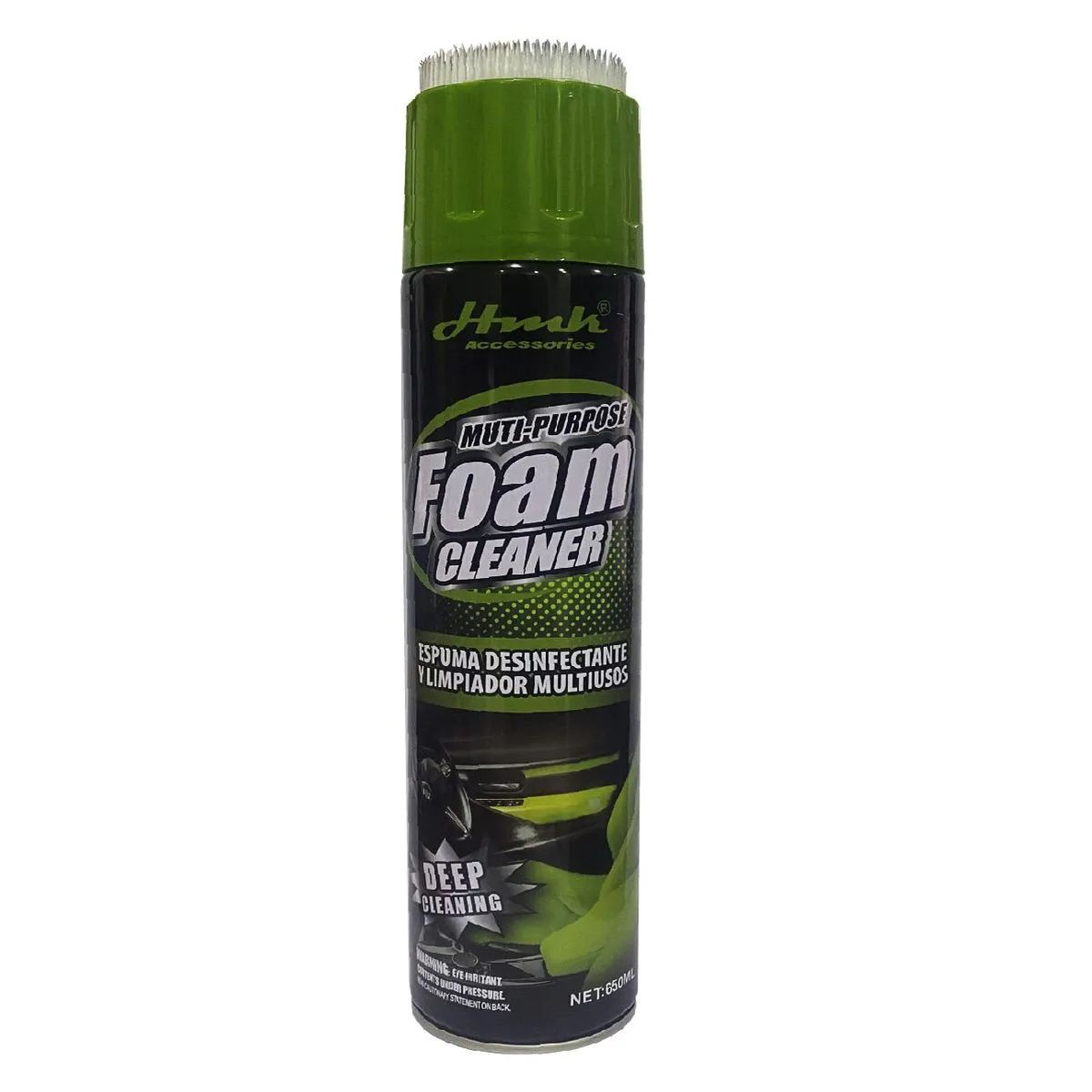 HMK Multi-Purpose Foam Cleaner with Brush Lid Cap