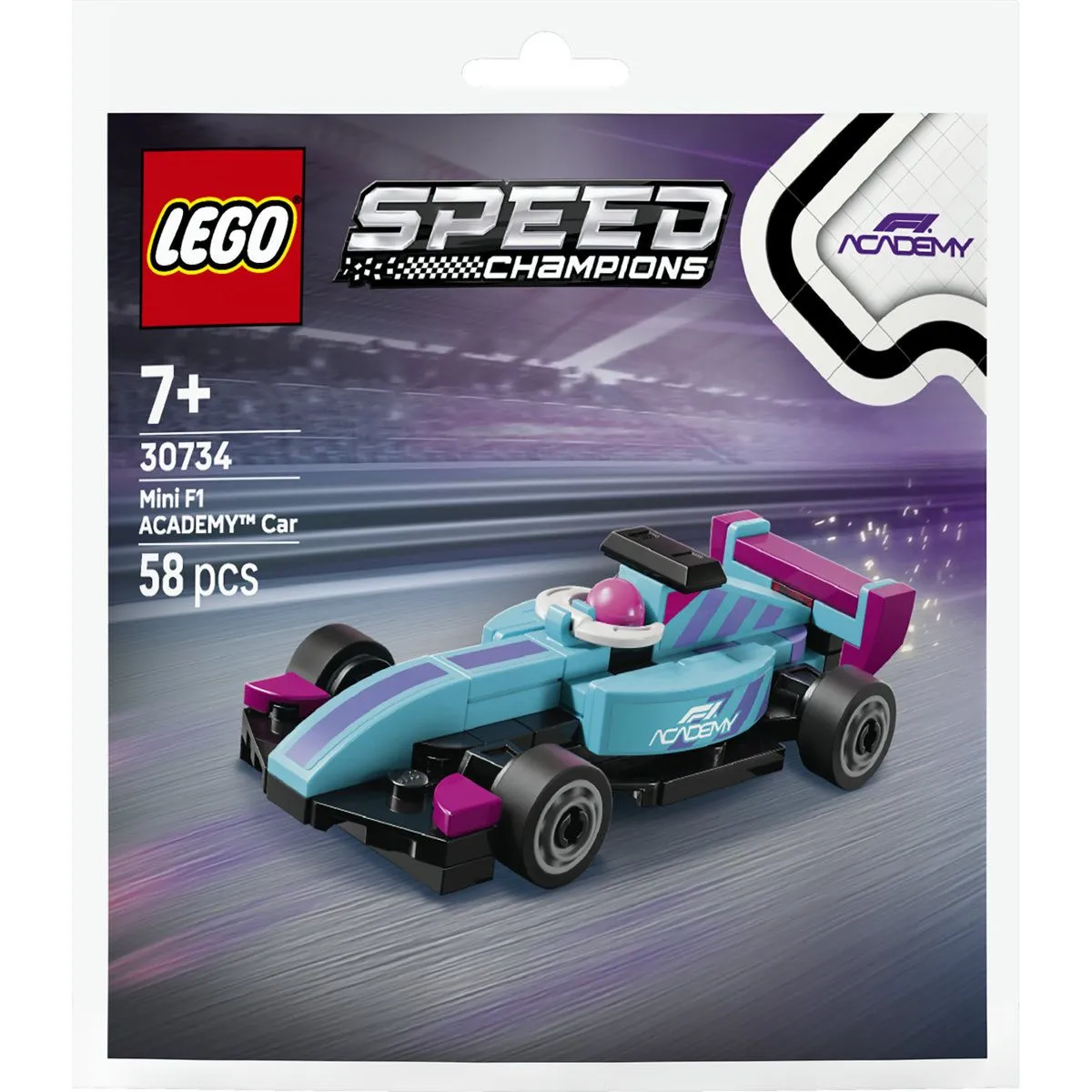 LEGO Mini F1 ACADEMY Car Toy Building set 30734