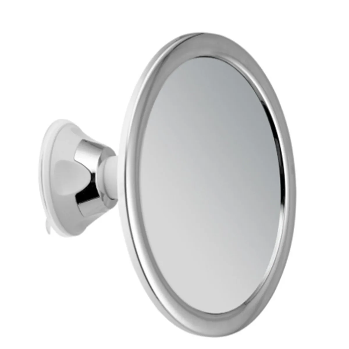 Fogless Makeup Mirror with Suction Cup Holder, 360 Rotation Shower & Shave