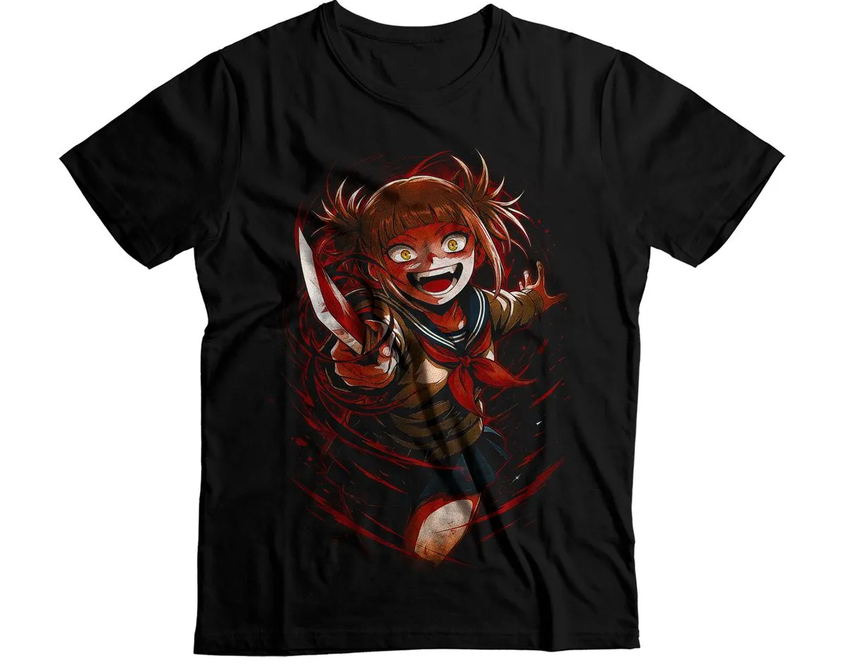 Himiko Toga Villain Knife Smile My Hero Academia Graphic T-Shirt