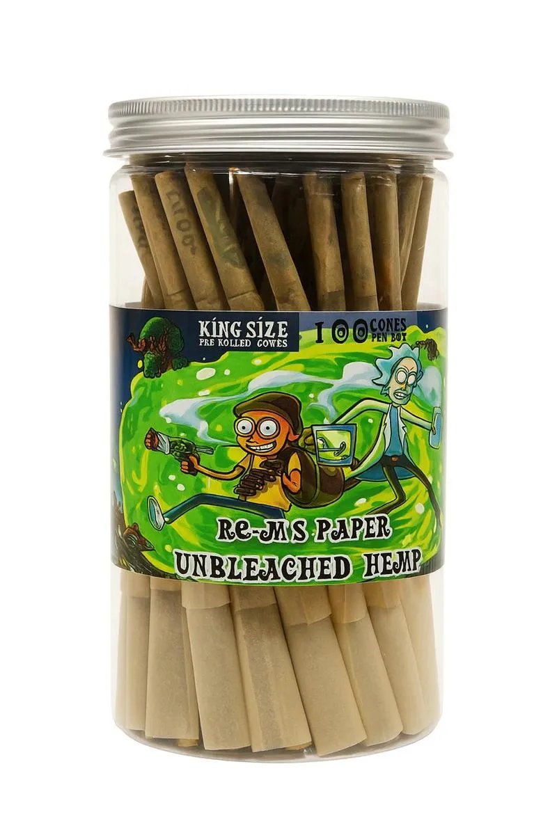 Pre Rolled Cones For Weed Cigarette Rolling Paper -100 King Size