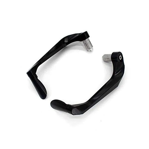 MXM Universal Motorcycle Handlebar Brake And Clutch Lever Race Guards - Black