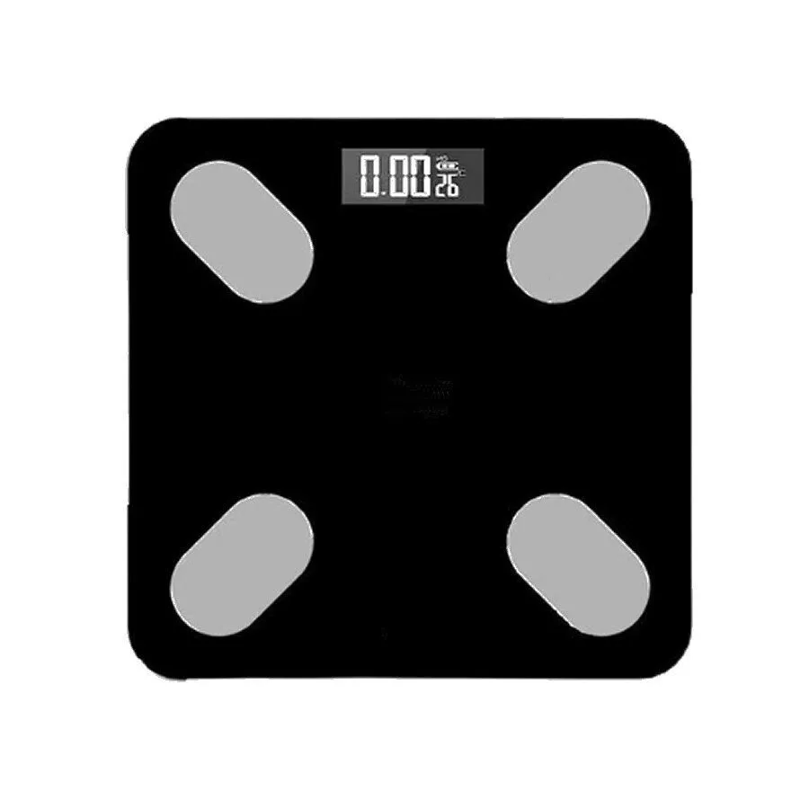 Wireless Smart Body Weight Fat Scale -Q-D001 - Black