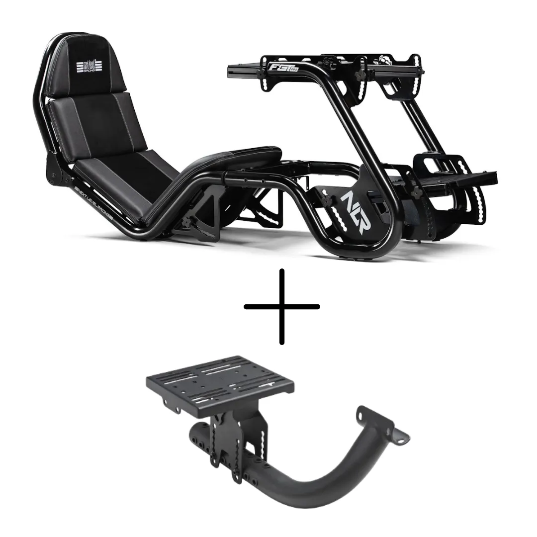 Next Level Racing F-GT Pro Formula and GT Racing Sim +Shifter Handbrake Arm