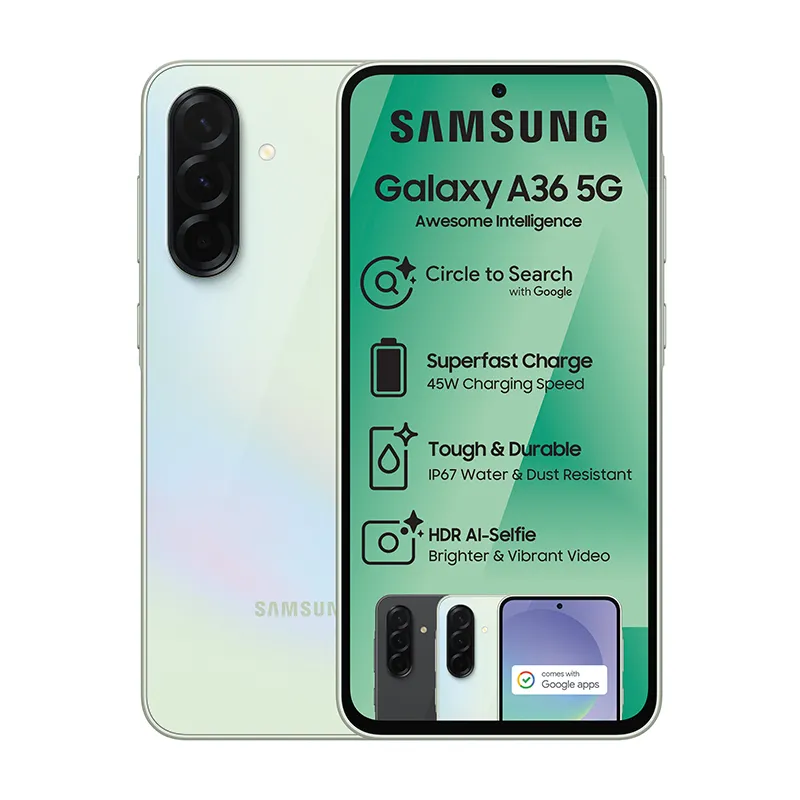 Samsung Galaxy A36 5G Dual Sim 128GB - Green - Awesome Lime