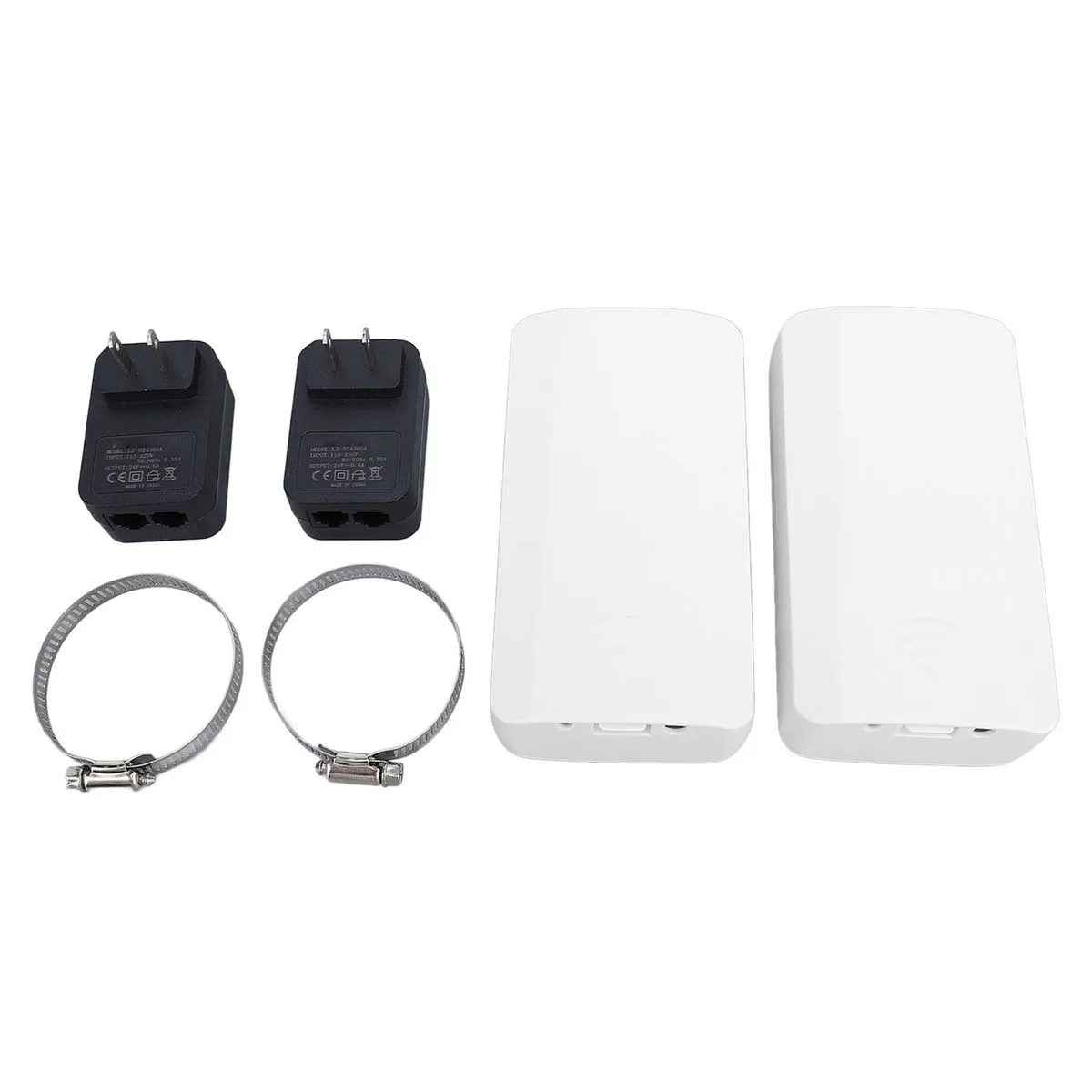 2.4G 300Mbps 500m Wireless Bridge Kit US Plug