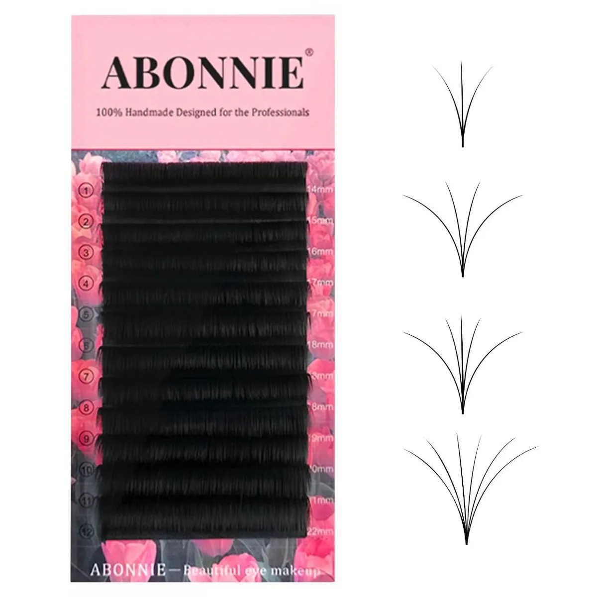 Long-lasting W-shaped Volume Lashes for Stunning Eye Makeup