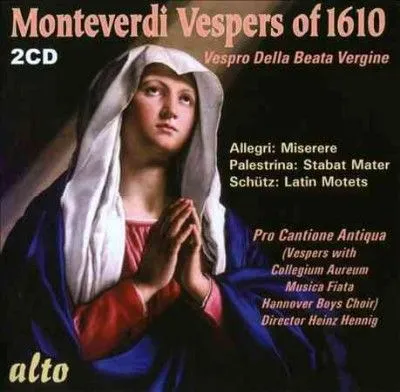 Monteverdi: Vespers of 1610/Allegri: Miserere/... (CD / Album)