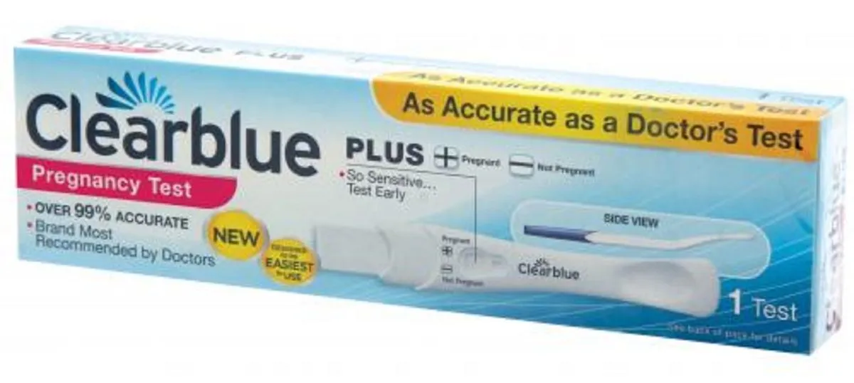 Clearblue Plus Pregnancy Test 