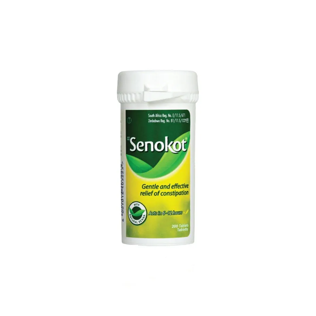 Senokot 200s, Natural Senna Tablets, For Constipation Refief