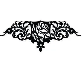 Black Lace Skin Jewellery: Matte Black Collection - Romantic - Without Crystals - With Crystals