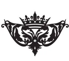 Black Lace Skin Jewellery: Matte Black Collection - Majestic - Without Crystals - With Crystals