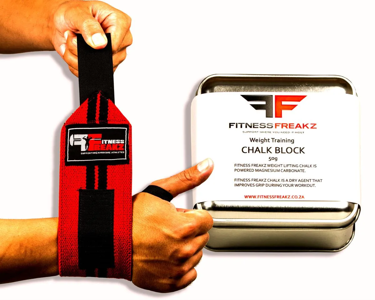 Fitness Freakz Heavy Duty Wrist & Chalk