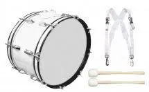 BK 26 Marching Bass Drum with Strap & Mallets