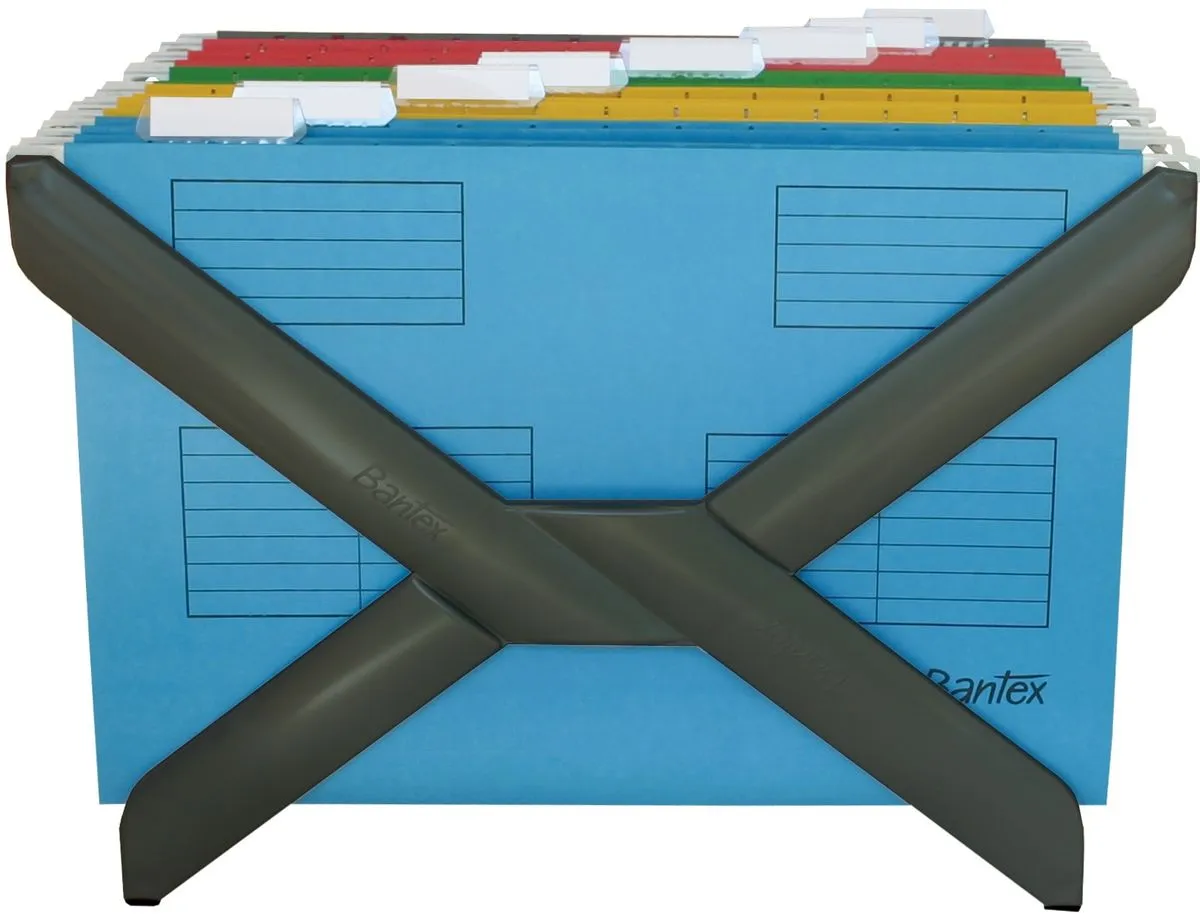Bantex Suspension File Rack - Black - Black