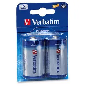 Verbatim D Alkaline Batteries 