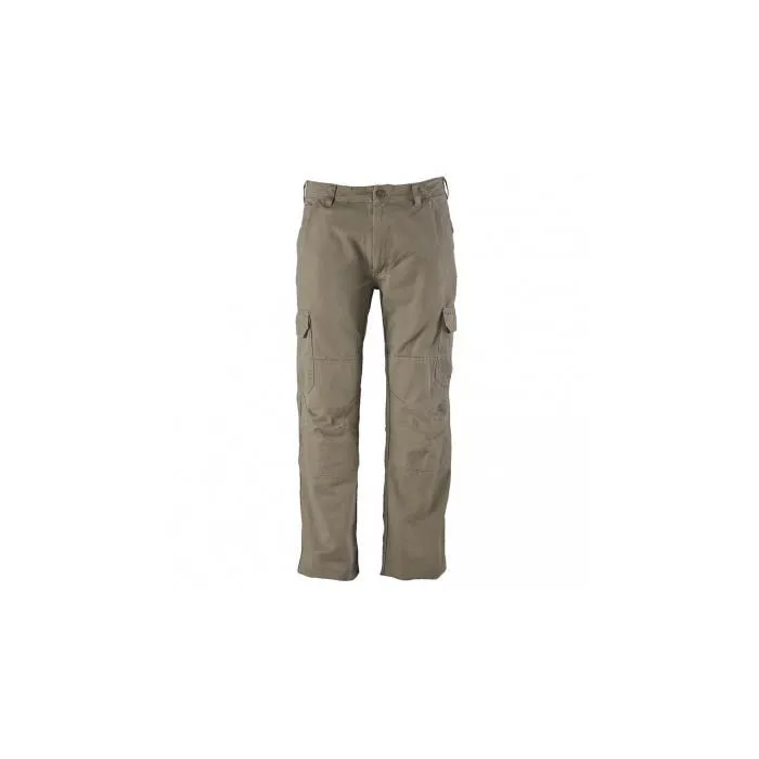 Jonsson Workwear Legendary Multi-Pocket Cargo Trousers - Khaki
