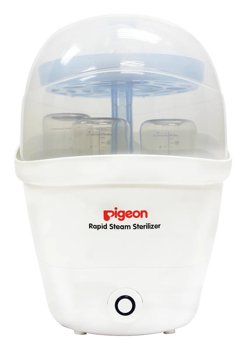 Pigeon Rapid Electric Steam Sterilizer - Fast & Safe Bottle Sterilizer