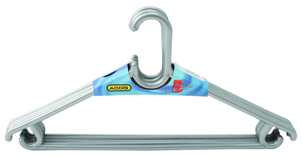 Addis - Unisex 5 Piece Hanger - Grey