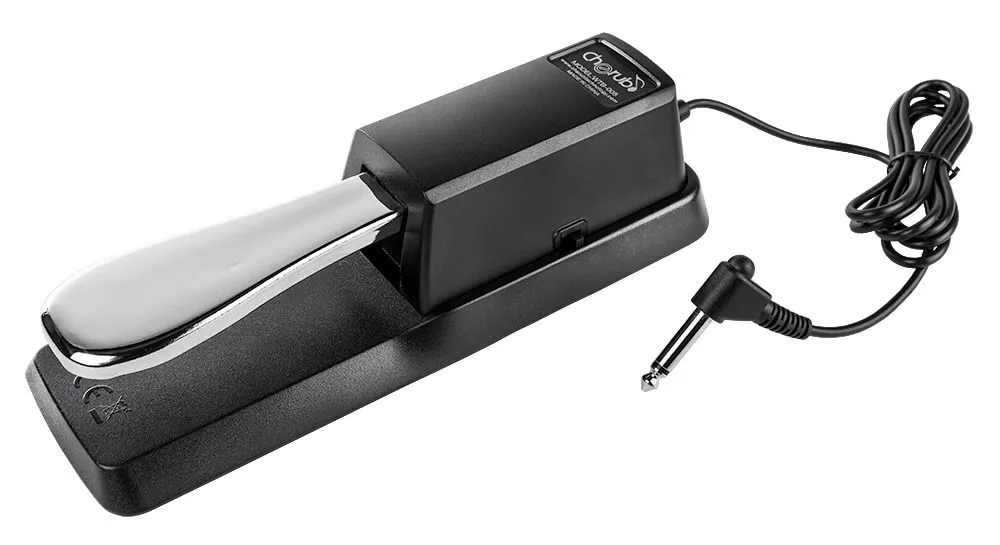High quality stainless steel midi keyboard sustain pedal