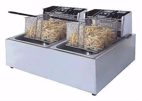 Two Tank Electric Chips Fryer - 5L