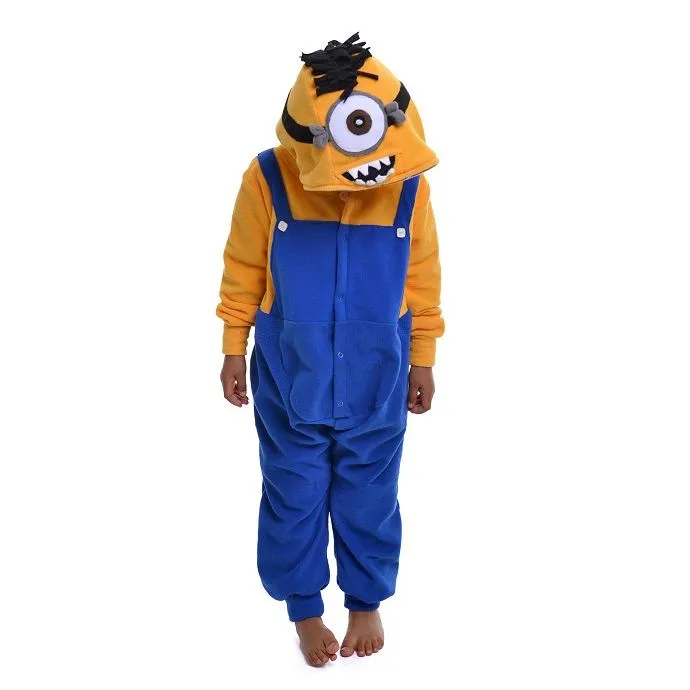 aFreaka Kids One Eyed Minion Inspired Onesie - Blue & Yellow