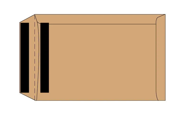 Merpak C4 Pocket Brown KwikSeal Envelopes (324 x 229mm) - Box of 250