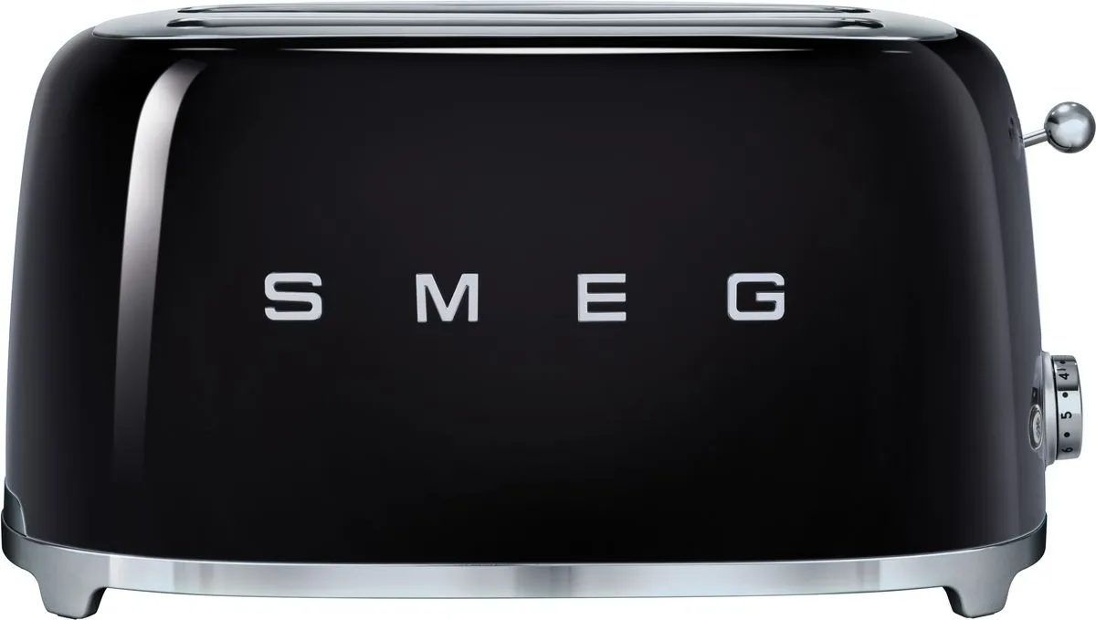 Smeg - 4 Slice Toaster - Black
