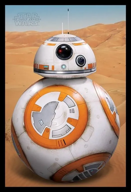 Star Wars - BB8 Desert with Black Frame