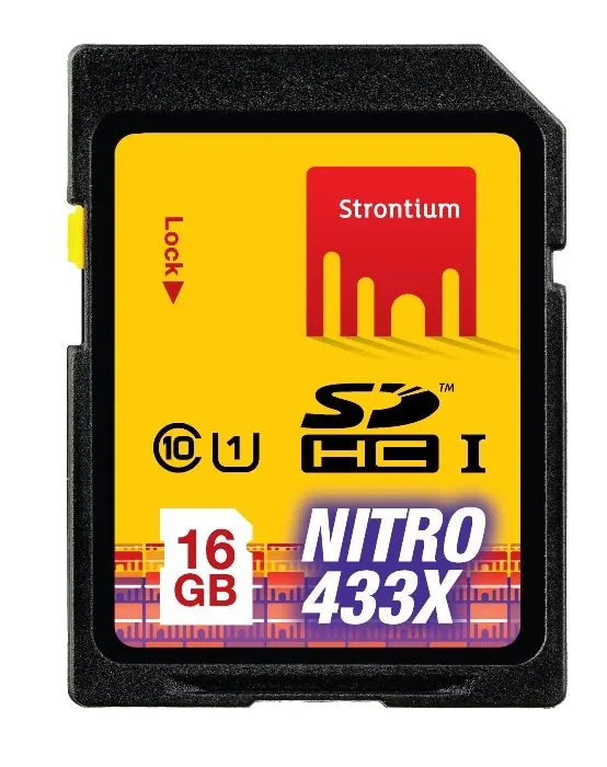 Strontium 16GB SDHC UHS-1 NITRO 433X CARD