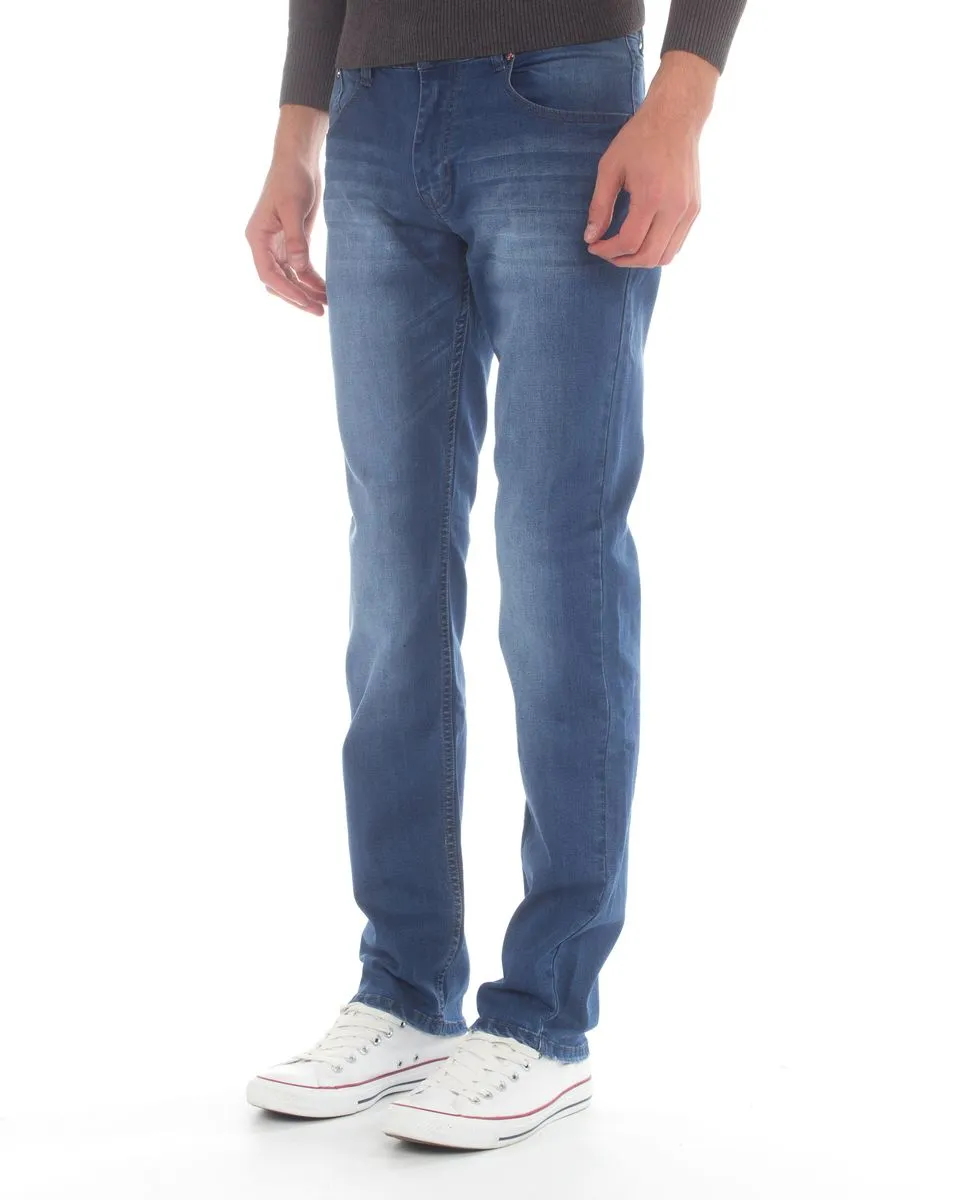 Jack-Lee Men's J'21 Straight-Leg Jeans - Blue 
