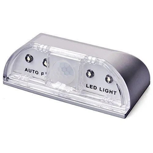 4 LED Light PIR Auto Keyhole LED Sensor Doors Motion Detector