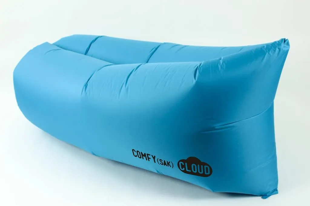 Comfyzak CLOUD Inflatable Air Lounger - Pool Blue