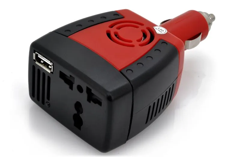 220V AC + 5V USB Car 150W Power Inverter