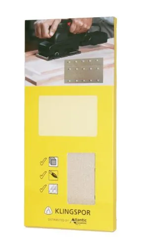 80 Grit Hook & Loop Orbital Sanding Sheet - 5 Pack