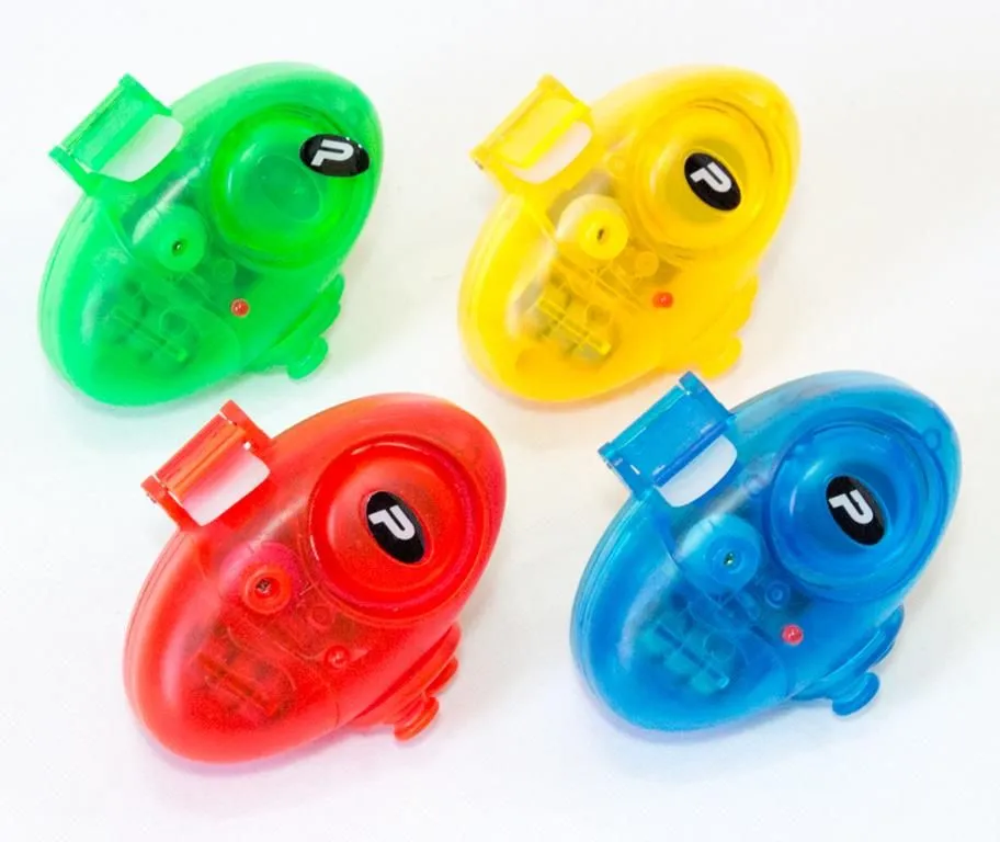 Predator 4-Piece Strap-On Fishing Bite Alarm Set with LED for Carp Rods