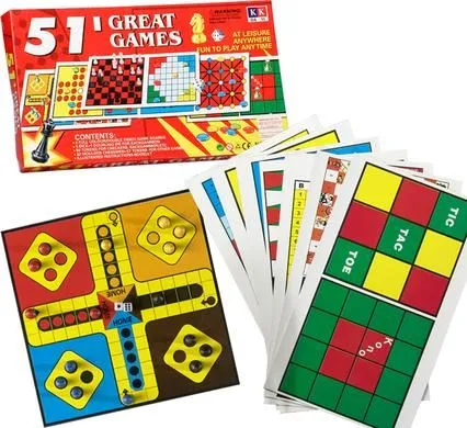 51-in-1 Family Board Games