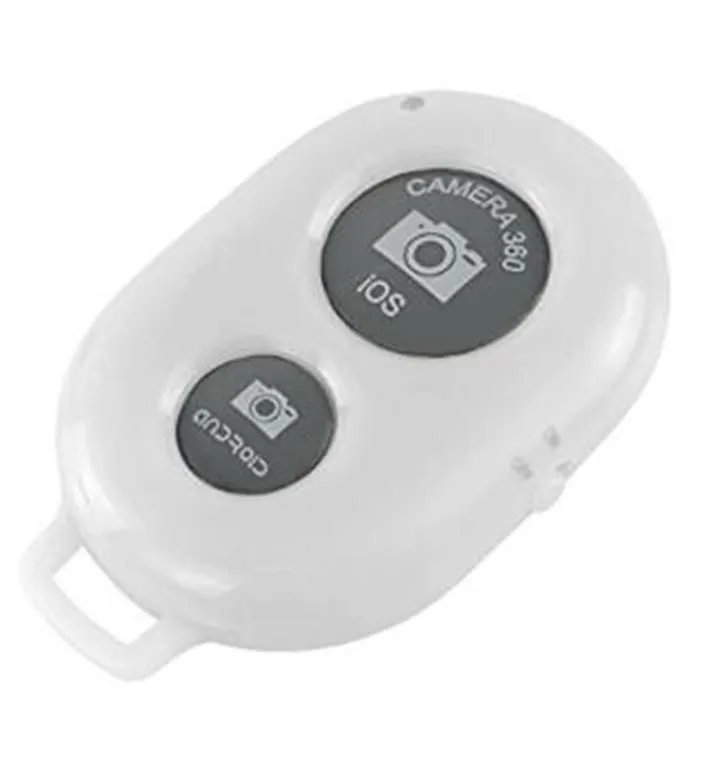 Bluetooth Camera Shutter Remote Control for Smartphones - White