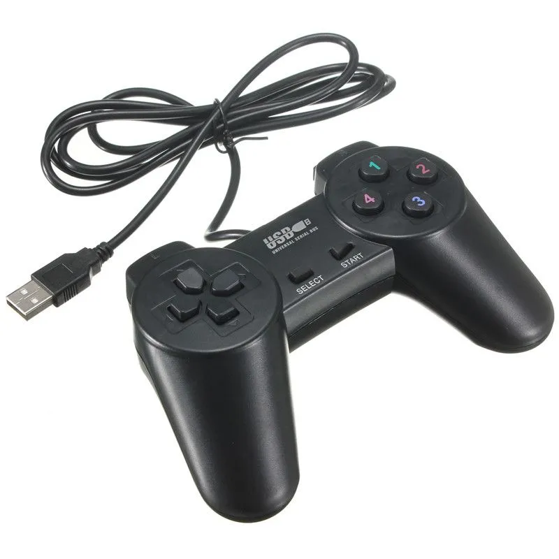  PC USB Gamepad Game Controller Joypad Compatible with Windows Laptop/Notebook/Computer