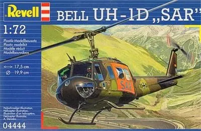 Revell Bell Uh-1d Heer 1/72 Scale Model Kit