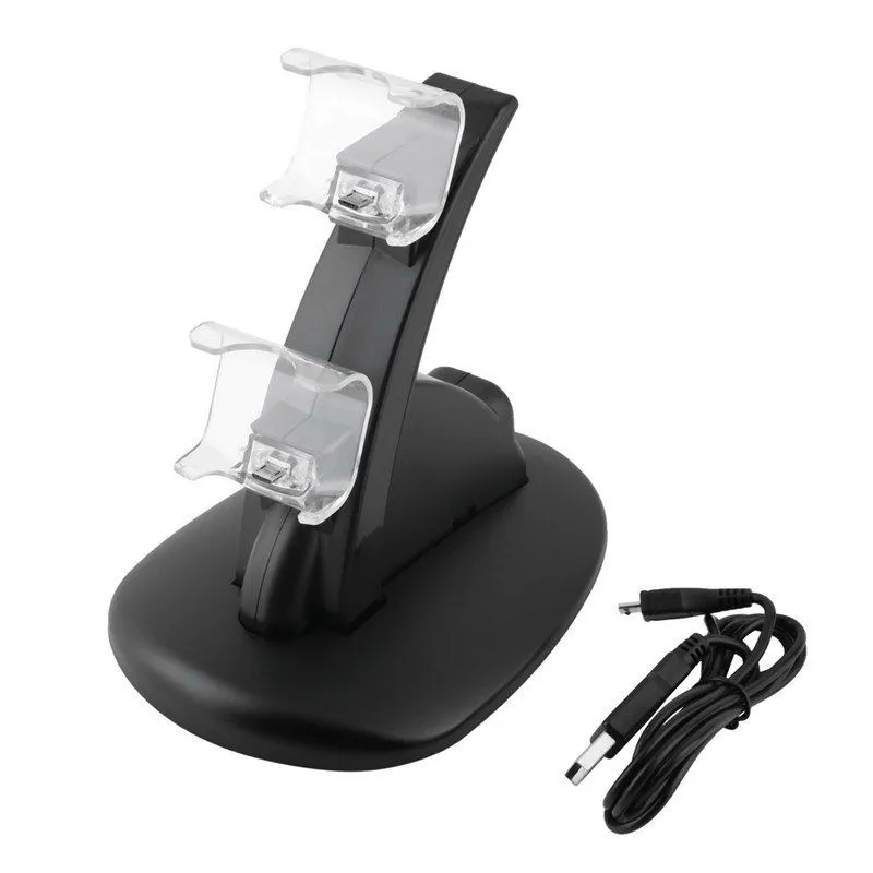 Dual USB Charging Dock Stand for PlayStation 4 PS4 Wireless Controllers