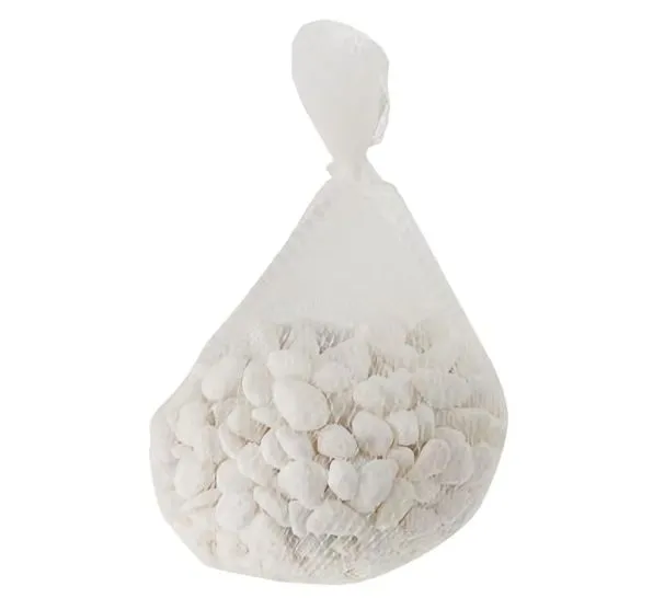 Bulk Pack 8 X River Stones 1kg, White