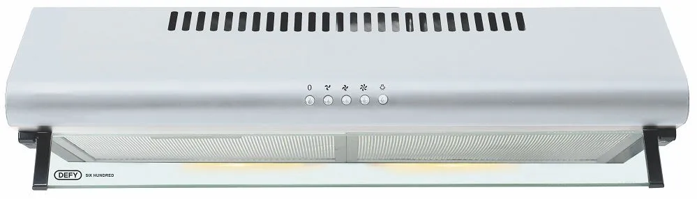 Defy - 600 Cooker Hoods - Silver